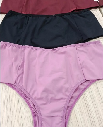 Boxer feminino preto e rosa Detalli's